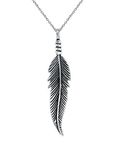 Sterling Silver Feather Pendant Necklace 18 Inches ** You can get more details by clicking on the image.Note:It is affiliate link to Amazon. Silver Feather Necklace, Necklaces With Meaning, Feather Pendant Necklace, Silver Necklace Pendant, Necklaces Pendant, Feather Necklace, Necklace For Girlfriend, Feather Jewelry, Feather Pendant