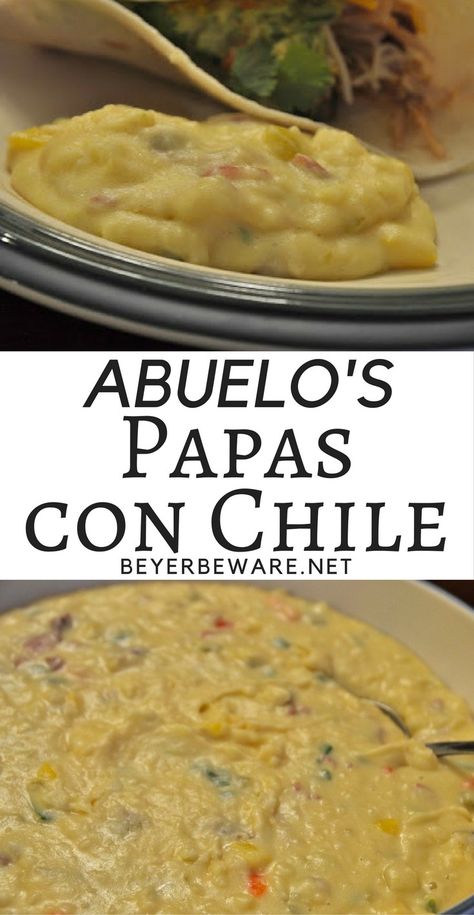 This copycat Abuelo's papas con chile recipe is our favorite loaded Mexican mashed potatoes, especially on Mexican night! Mexican Mashed Potatoes, Frito Salad, Chile Recipe, Mexican Potatoes, Mom Meals, Papa Recipe, Hispanic Recipes, Mexican Night, Mexican Appetizers