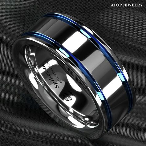 Order yours here: https://ssdlr.shop/l/8b0a91c2 Our Wedding Bands will not fade, tarnish or leave your skin green. It is waterproof, comfort fit and made out of the best high quality materials in the United States to assure satisfaction. About us: We are a Christian owned company inpired by God to use jewelry as a gift of love by following His example in Ezekiel 16:11-14. Be parters with us on a major purpose; God creates nature, we shape it, thus, we seek to shape nature in a way that glor... Cool Rings For Men, Wedding Bands For Him, Casual Rings, Wedding Bands For Her, Tungsten Carbide Wedding Bands, Tungsten Mens Rings, Tungsten Carbide Rings, Wedding Rings Unique, Men's Jewelry Rings