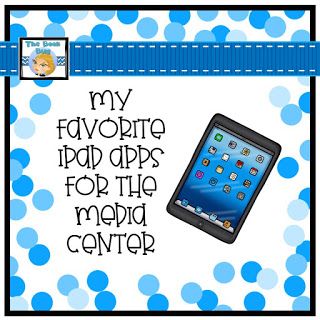 The Book Bug: My Favorite Apps for the Media Center Library Centers, Library App, Library Center, Library Media Specialist, Library Media Center, Elementary School Library, Elementary Library, Library Activities, Center Ideas