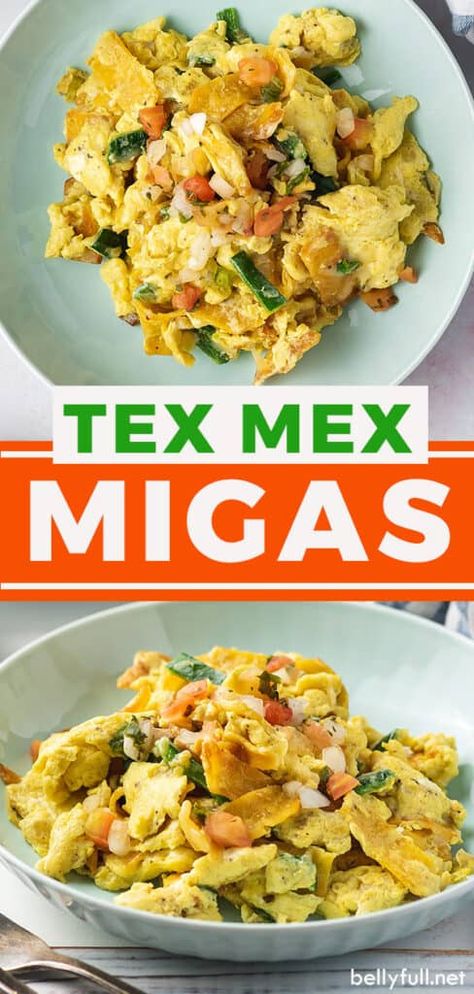 Migas Recipe, Corn Tortilla Recipes, Egg Scramble, Crispy Corn, Fluffy Scrambled Eggs, Healthy Low Carb Dinners, Mexican Breakfast Recipes, Mexican Breakfast, Corn Tortilla Chips