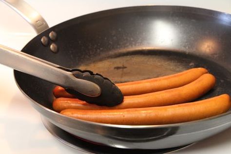 The Best Way to Cook a Hot Dog - Healthy, Perfect, Every Time Best Way To Make Hot Dogs, The Best Hot Dogs, Hot Dogs On Stove Top, Ways To Cook Hot Dogs, Boiled Hot Dogs Recipes, Pan Fried Hot Dogs, How To Cook Hot Dogs On The Stove, Best Way To Cook Hot Dogs, How To Make Hot Dogs