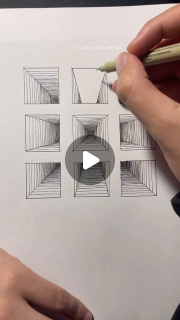 JS.Camacho on Instagram: "Ejercicio para el entendimiento de la profundidad en la perspectiva   #jsarchidrawing  . .  . . . . . Follow me @js.archidrawing #detaildrawing #architecturesketch #architecturedrawing #sketch #sketchbook #drawing #handdrawn #penandink #inkdrawing #pencil #pensketch #moleskine #micron #fineliner #archi #archisketcher #arch_more #penart   #urbansketcher #urbansketch #boceto #bocetos #ink #igblackandwhite #perspective #perspectiva" One Line Perspective Drawing, La Drawing Art, Perspective Drawing Lessons Tutorials, 3d Sketches Pencil, Different Perspectives Art, Simple Perspective Drawing, Easy Perspective Drawing, Perspectives Drawing, Draw Perspective