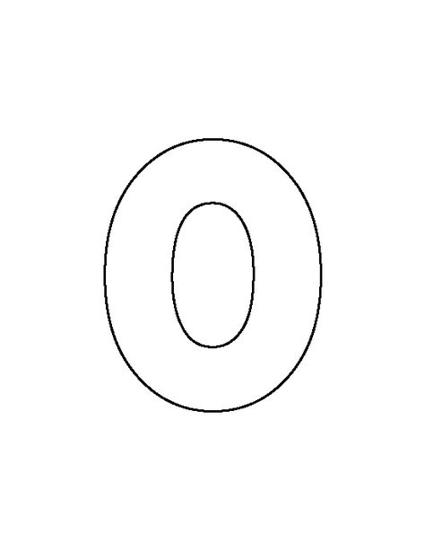 Lowercase letter O pattern. Use the printable outline for crafts, creating stencils, scrapbooking, and more. Free PDF template to download and print at http://patternuniverse.com/download/lowercase-letter-o-pattern/ Letter O Template, Bubble Letters Lowercase, Letters Bubble, Printable Outline, O Letter, Alphabet Drawing, Different Lettering, Number Templates, Lowercase Letter