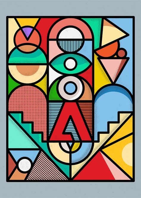 Various illustrations vol.01 on Behance Elements Of Design Shape, Nick Slater, Graffiti Wildstyle, Seni Pop, Abstract Art Images, Abstract Quilt, Different Kinds Of Art, Diy Abstract Canvas Art, Cubism Art