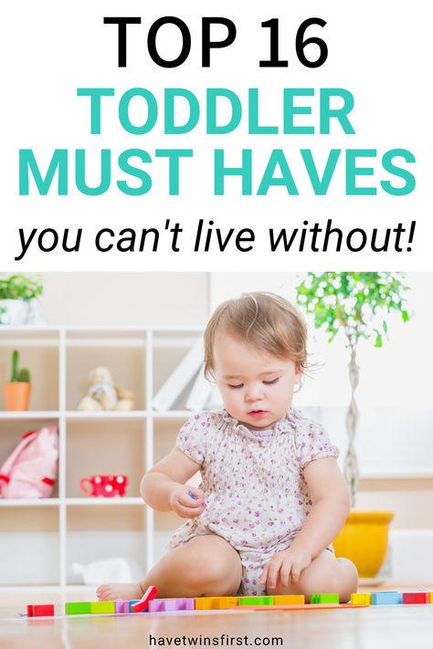 What do you need for a toddler? This article reviews the top 16 toddler must haves in order to survive parenting during the toddler years. The checklist includes toddler items for on the go, mealtime, sleeping, and playtime.