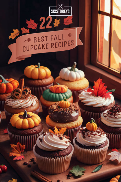 Best Fall Cupcake Recipes Fall Cupcake Recipes, Fall Cupcakes Recipes, Autumn Treats, Fall Cupcakes, Fall Treats, Apple Cinnamon, Cinnamon Apples, Cupcake Recipes, Taste Buds