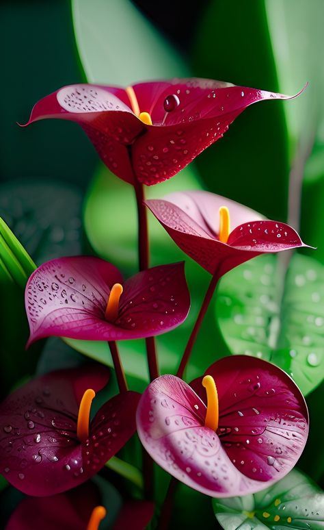 Anthurium Flower, Beautiful Flowers Photography, Animal Funny, Flower Painting Canvas, Beautiful Flowers Photos, Android Wallpaper Flowers, Lovely Flowers Wallpaper, Flower Landscape, Unusual Flowers