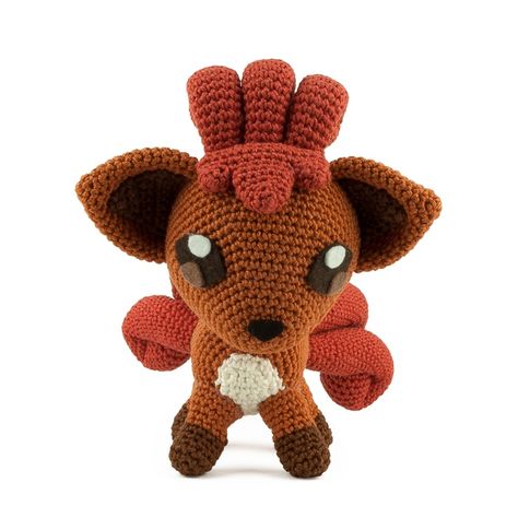 Pokémon Pattern, Pokemon Amigurumi Pattern, Vulpix Pokemon, Small Stuffed Toys, Pokemon Amigurumi, Pokemon Crochet, Pokemon Crochet Pattern, Crochet Pokemon, Pokemon Pattern