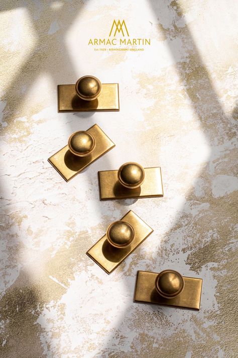 Kitchen And Utility, Brass Kitchen Hardware, Armac Martin, Utility Cabinets, Kitchen Drawer Pulls, Brass Cabinet Hardware, Brass Cabinet Pulls, Kitchen Knobs, Kitchen Pulls