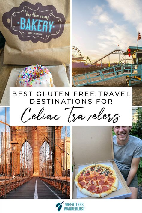 10 Best Gluten Free Travel Destinations for Celiac Travelers. #GlutenFreeTravel #TravelDestinations #CeliacTravelers Traveling With Celiac, Gluten Free Restaurant Guide, Gluten Free Travel Food, Celiac Travel, Celiac Diagnosis, Celiac Diet, Gluten Free Tacos, Travel Rome, Gluten Free Guide