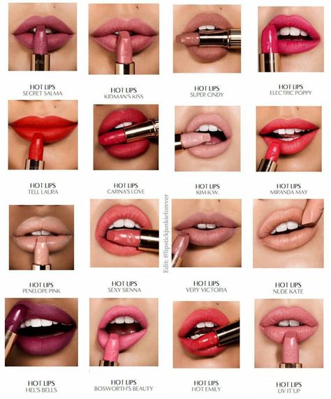 Makeup Basics, Charlotte Tillbury, Matte Lipstick Brands, Charlotte Tilbury Hot Lips, Charlotte Tilbury Lipstick, Best Lipstick Color, Apply Lipstick, Lipstick For Fair Skin, Charlotte Tilbury Makeup