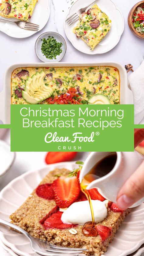 Christmas Morning Breakfast Recipes Healthy Christmas Breakfast, Desi Dinner, Morning Breakfast Recipes, Cleanfoodcrush Recipes, Morning Recipes Breakfast, Clean Meals, Holiday Morning, Christmas Morning Breakfast, Clean Eating Breakfast