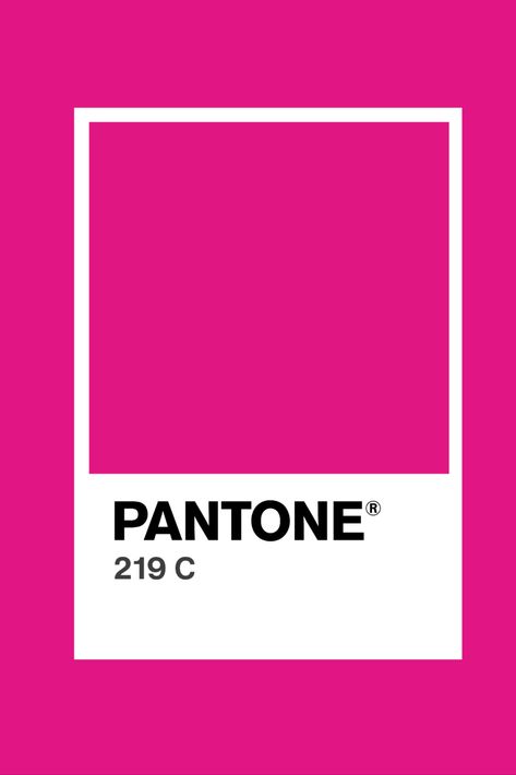 “Barbie Pink, Pantone 219C is an exultant and empowering color. Glamorous and unafraid, the spirited and bubbly appearance totally meets the moment, fulfilling our desire for unabashed personal expression and our pent up desire to just have some fun.” 💘 - Laurie Pressman, VP Pantone Color Institute #Pantone #Barbie Pantone 219 C, Barbie Pink Pantone, Fuschia Pantone, Hot Pink Pantone, Barbie Color Palette, Barbie Moodboard, Pink Pantone, Colorful Maximalist Decor, Barbie Pink Color