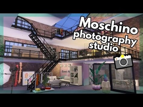 (463) Moschino Photo Studio / Speed build/ Sims 4/ #moschino #moschinostuffpack #speedbuild - YouTube The Sims 4 Photo Studio, Sims 4 Modeling Agency, Sims 4 Photography Studio Cc, Sims 4 Photo Studio, Sims 4 Photography Studio, Sims 4 Moschino, Sims 4 Photography, Bright Sessions, The Bright Sessions