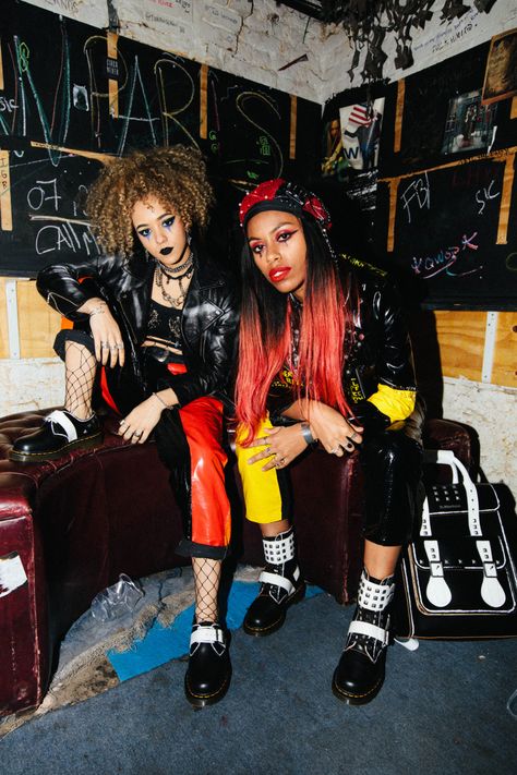 FIVE MINUTES WITH: NOVA TWINS - Dr. Martens Blog Nova Twins, Riot Grrrl Fashion, Alternative Subcultures, Fashion Nova Outfits, Riot Grrrl, Black Goth, Afro Punk, Punk Outfits, Alt Fashion