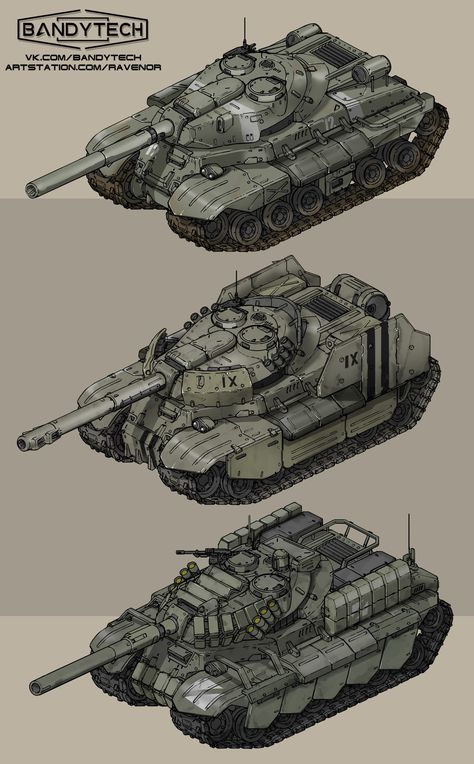 ArtStation - Tank and mods Sci Fi Tanks Concept Art, Scifi Tank, Cyberpunk Tank, Tank Concept Art, Futuristic Tank, Tank Concept, Mecha Tanks, Tanks Modern, Future Tank