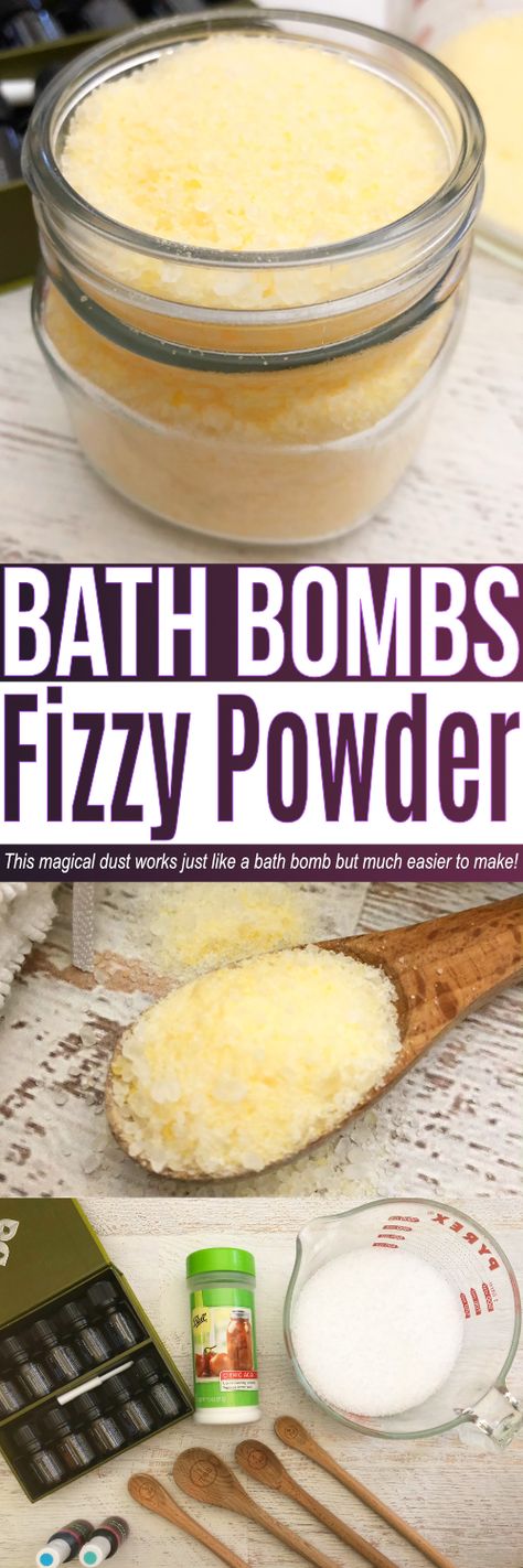 Bath Bomb Fizzy Bath Powder Recipe Diy Bubble Bath Powder, Bath Fizzies Recipe, Pampering Ideas, Bath Confetti, Bath Boms Diy, Shower Melts, Bath Boms, Diy Soaps, Bath Powder