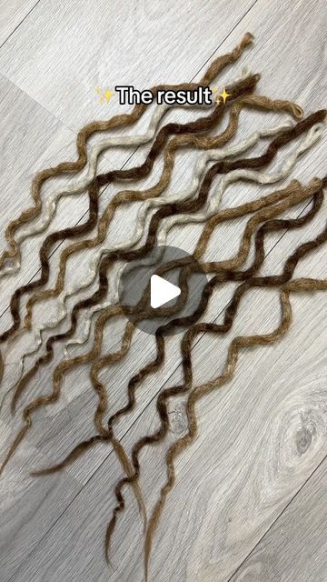 Curly Dreadlock Extensions, Curly Dreadlocks, Viking Dreads Women, Partial Dreads Curly Hair, Dreadlock Extensions Diy, Curly Dreads, Dreads Underneath Hair, Diy Wool Dreads How To Make, How To Soften Synthetic Dreads