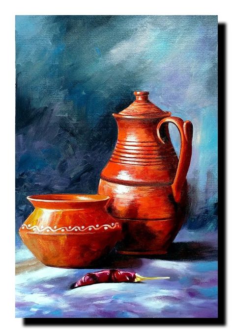 Still Object Painting, Object Study Painting, Acrylic Object Painting, Still Life Pastel Drawing, Still Life In Watercolor, Oil Still Life Painting, Food Still Life Painting, Acrylic Still Life Paintings, Still Life Watercolor Paintings