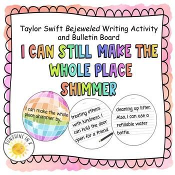 Shimmer Bulletin Board, Primary Writing, Writing Lines, Writing Practice, Social Work, Writing Activities, Disco Ball, Bulletin Boards, Bulletin Board