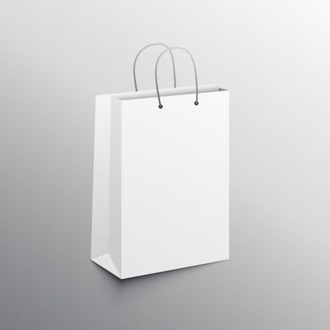 Empty shopping bag mockup Free Vector | Free Vector #Freepik #vector #freemockup #freecard #freetemplate #freepaper Bag Paper Design, Paper Bag Mockup, Shopping Bag Mockup, Shoping Bag, Shopping Bag Design, Paper Bag Design, Bag Template, Design Mockup Free, Shop Bag