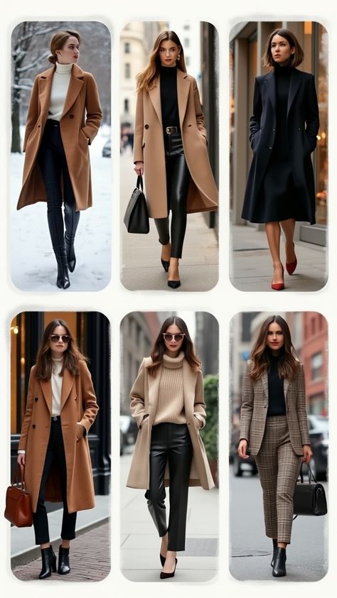 Don't sacrifice style for warmth! Our winter workwear guide features 6 easy-to-style business casual outfits perfect for cold weather. From cozy layers to chic accessories, get inspired and create your own polished and professional look. #winterworkwear #businesscasualoutfits #officefashion #winterstyle #fashionguide #womensfashion Cold Weather Business Casual, Dress For Cold Weather, Winter Business Casual Outfits, Winter Office Wear, Business Casual Outfits Winter, Winter Business Casual, Business Casual Looks, Winter Workwear, Cold Weather Dresses