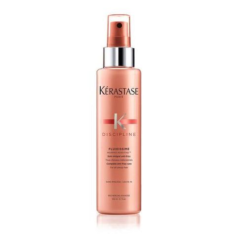 Discipline Fluidissime Anti-Frizz Hairspray | Kérastase Kerastase Discipline, Anti Frizz Spray, Unruly Hair, Air Dry Hair, Hair Mousse, Frizzy Hair, Anti Frizz Products, Heat Styling Products, Smooth Hair