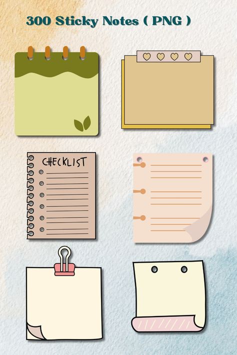 🌟 Elevate Your Planning Game with 300 Digital Sticky Notes! 🌟 ✅ Versatile: Use them digitally in your digital planner 📅, print as needed 🖨️, or use them physically as actual sticky notes! 📌 For More Amazing Product Like This, VISIT Our Shop.. 👉🏻 http://rheadigitals.etsy.com Digital Sticky Notes, Planner Online, Notes Templates, Memo Pad Design, Unique Planner, Online Planner, Png Stickers, Goodnotes Stickers, Holiday Clipart