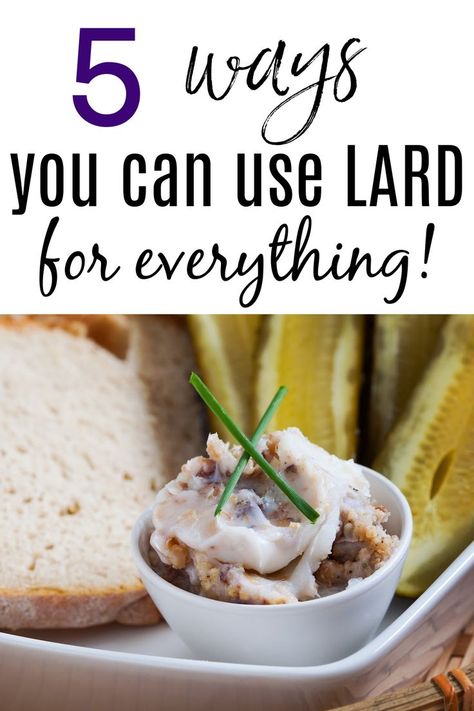 Pork Lard Recipe, Lard Recipe, Rendering Lard, Recipes Using Pork, How To Cook Pork, Cooking Lessons, Canning Recipes, What To Cook, Country Farmhouse