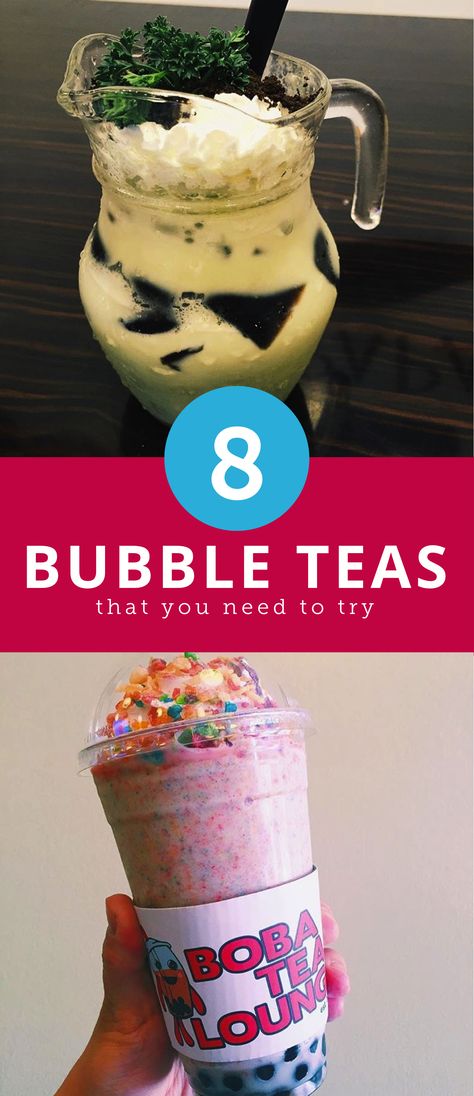 Unique Drinks Ideas, Bubble Tea Ideas, How To Make Bubble Tea, Boba Cocktail, Cereal Milkshake, Unique Drinks, Boba Tea Recipe, Bubble Tea Flavors, Bubble Drink