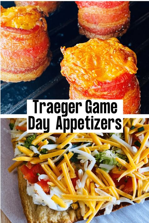 Traeger Game Day Appetizers - If You Give a Girl a Grill Leftover Smoked Chicken Recipes, Tailgate Food Grill, Leftover Smoked Chicken, Bacon Wrapped Pickles, Grilled Snacks, Tailgate Appetizers, Easy Smoker Recipes, Smoked Chicken Recipes, Traeger Cooking