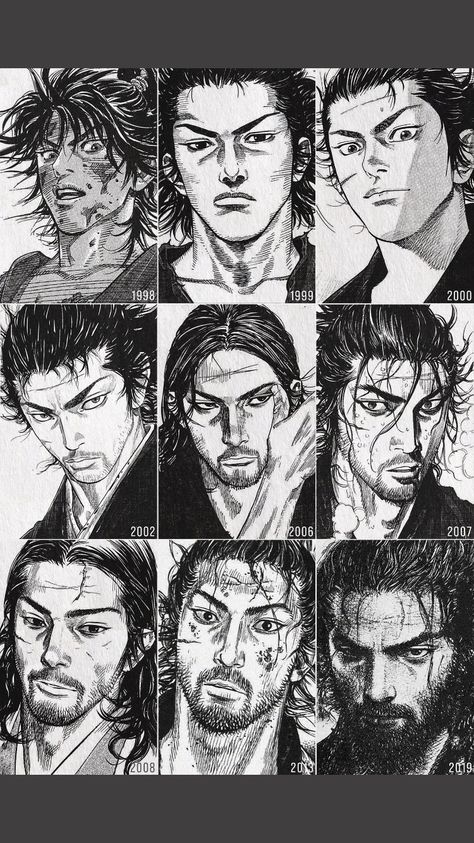 Miyamoto Musashi Art, Musashi Miyamoto, Takehiko Inoue, Best Animation, Vagabond Manga, Miyamoto Musashi, 얼굴 그리기, Perspective Art, Life Journey