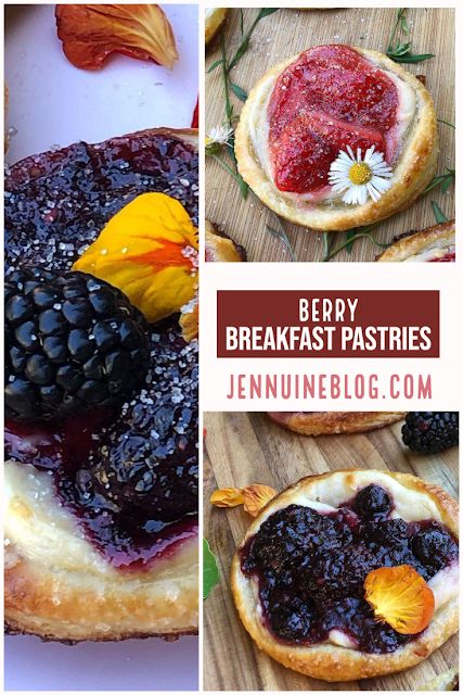 Fruit Danish, Danish Breakfast, Sweet Treats To Make, Blackberry Tart, Breakfast Pastry Recipes, Canning Cherry Pie Filling, Treats To Make, Blueberry Tart, Berry Breakfast