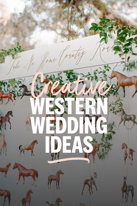 Rodeo Theme Wedding, Western Themed Wedding Decorations, Western Wedding Planning, Western Wedding Place Settings, Western Wedding Signage, Wedding Decorations Colors, Cowboy Centerpiece Ideas, Country Western Wedding Decorations, Western Centerpiece Ideas