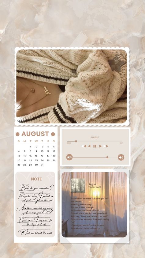 #august #taylorswift #beigewallpaper #aesthetic #folklorewallpaper #songlyrics August Month Aesthetic, August Aesthetic Month, August Aesthetic Wallpaper, August Wallpaper Aesthetic, August Vibes, August Aesthetic, August Wallpaper, Hello August, August Month