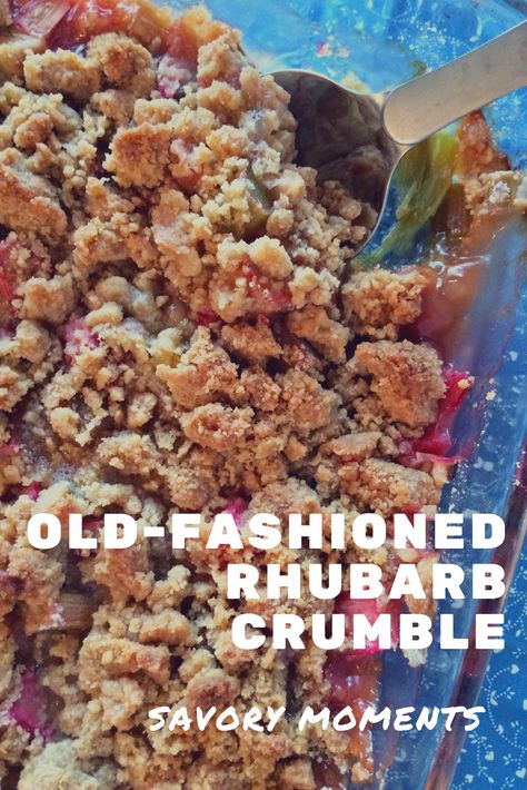 Ruhbarb Crisp, Rhubarb Preserves, Rhubarb Desserts Recipes, Rhubarb Crumble Recipes, Crumble Pie, Rhubarb Desserts, Rhubarb Crisp, Rhubarb Crumble, Crumble Recipe