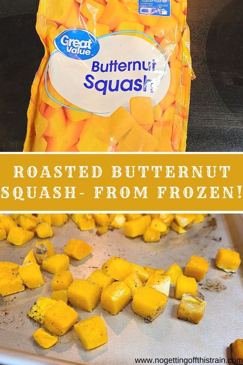 Can you roast frozen butternut squash? Absolutely! Here's how to do it to make the squash crispy and flavorful. Seasoning For Butternut Squash, Butternut Squash Rice, Butternut Squash Recipes Healthy, Butternut Squash Side Dish, Butternut Squash Recipes Easy, Mashed Squash, Butternut Squash Casserole, Frozen Butternut Squash, Easy Butternut Squash