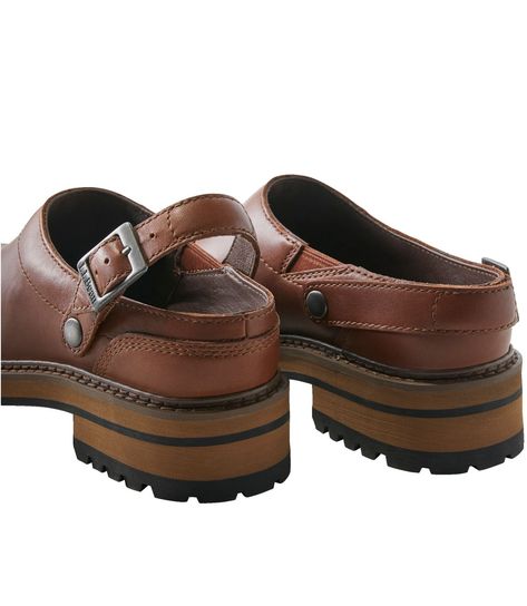 Women's Camden Hills Clogs | Casual at L.L.Bean Clog Outfit, Funky Shoes, Built To Last, Leather Clogs, Women's Sneakers, Womens Clogs, Fall Shoes, L L Bean, Shoe Game