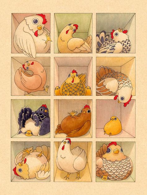 A group exhibition opening this week at Paradigm Gallery + Studio in Philadelphia brings together 11 artists working today who harness the vast creative potential of the avian world. Felicia Chiao, Colossal Art, Chicken Art, Modern Crafts, August 26, Arte Sketchbook, Philadelphia Pa, Chicken Coop, Society6 Art