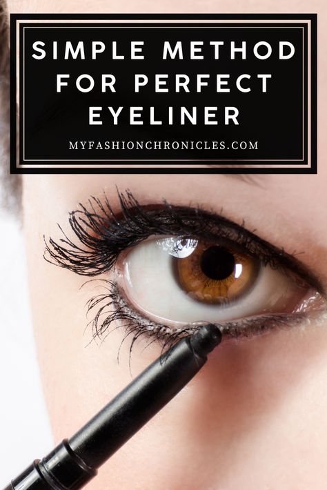 How To Put Eyeliner, Eyeliner Under Eye, Eyeliner Application, Makeup Life Hacks, Eyeliner For Beginners, Eyebrow Makeup Tips, Eye Makeup Techniques, Perfect Eyeliner, Makeup Artist Tips