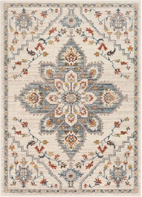 Cotton Stem Rug Collection Crafted By Well Woven Blue Flatweave Rug, Cotton Stems, Farmhouse Rug, Earth Tone Colors, Medallion Pattern, Target Rug, Well Woven, Beige Area Rug, Medallion Design