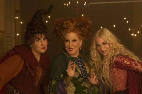 Kathy Najimy, Tony Hale, Lilia Buckingham, Hocus Pocus 2, Kenny Ortega, 27 Dresses, Bette Midler, Sanderson Sisters, Happy Ending