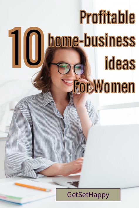 Being a housewife cannot hold you back from working. There are lots of business ideas for women, who stay at home but want to have a good, paying career. Here is a well-researched list of Top 10 Profitable Home business ideas for housewives and moms. #homebusiness #homebasedbusiness #womenentrepreneurs #entrepreneur #entrepreneurship #business #careertips #homepreneur #businesswoman #workfromhome #workathome #workfromhomejobs #lifestyle #tips #ideas Home Based Work, Business Ideas For Women, Home Business Ideas, Start Business, Home Based Jobs, Building Wealth, Good Time Management, Creative Jobs, Job Ideas