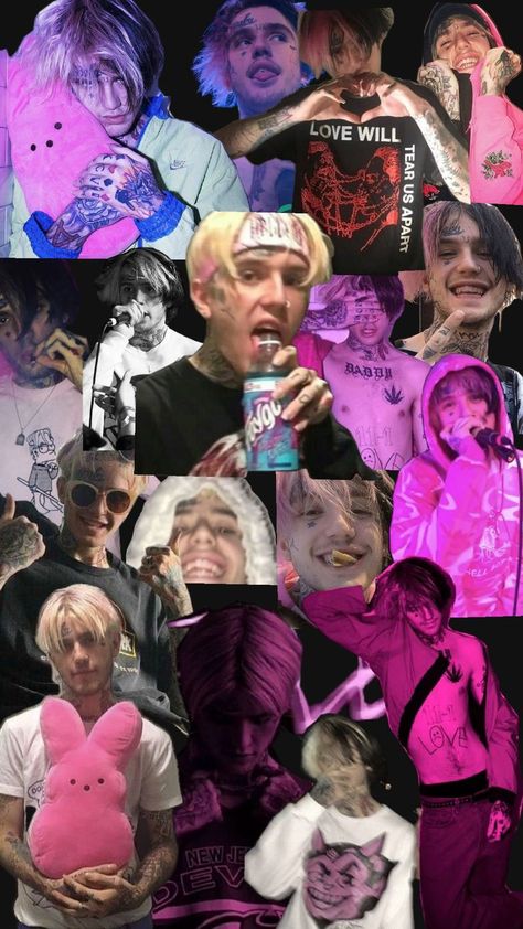 Fondos de lil peep :) Lil Peep Collage, Baby E, Rappers, Collage, Quick Saves