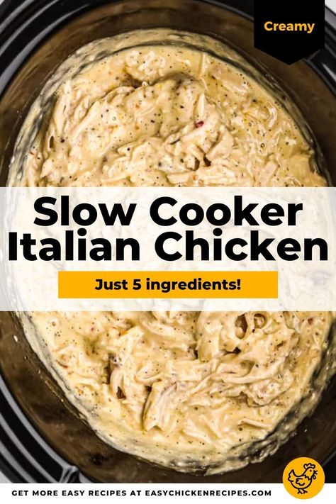 Slow Cooker Italian Chicken, Crockpot Italian, Italian Chicken Crockpot, Slow Cooker Italian, Chicken Breast Crockpot Recipes, Crockpot Chicken Breast, Chicken Crockpot Recipes Easy, Italian Chicken Recipes, Easy Crockpot Dinners