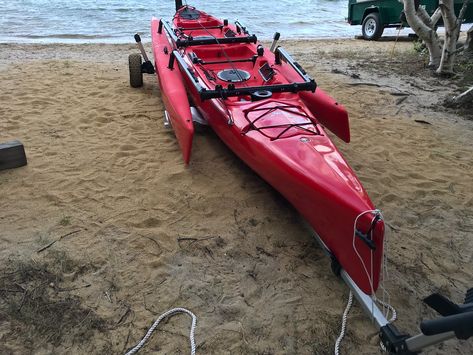 Hobie Forums • View topic - Custom TI Dolly Hobie Tandem Island, Sailing Kayak, Hobie Mirage, Tandem, Kayaking, Kayaks