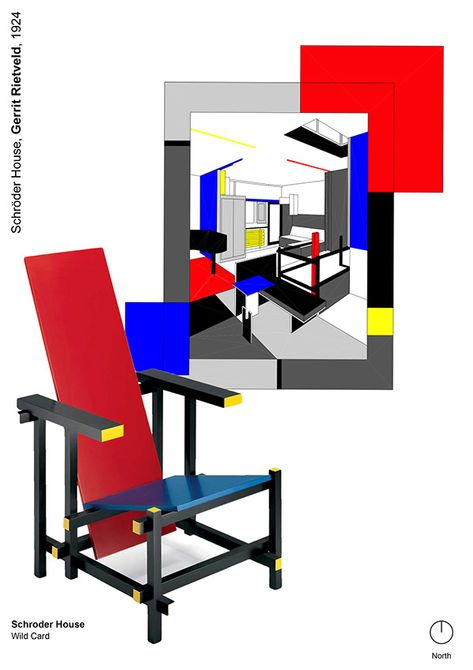 SCHRODER HOUSE _ Hybrid House :: Behance Rietveld Schroder House, Schroder House, Bauhaus Art, Design History, Bauhaus, Sculpture Art, Sculpture, Architecture, History