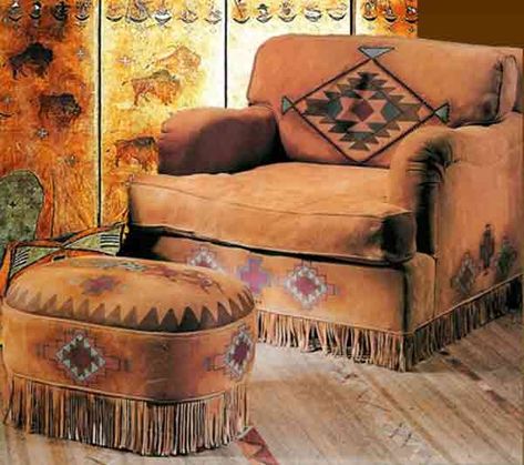 Southwestern Chair - Foter Western Home Decor Living Room, Southwestern Chairs, Southwestern Furniture, Southwest Furniture, Southwest Living, Native American Decor, Cabin Furniture, Southwestern Home, Western Home