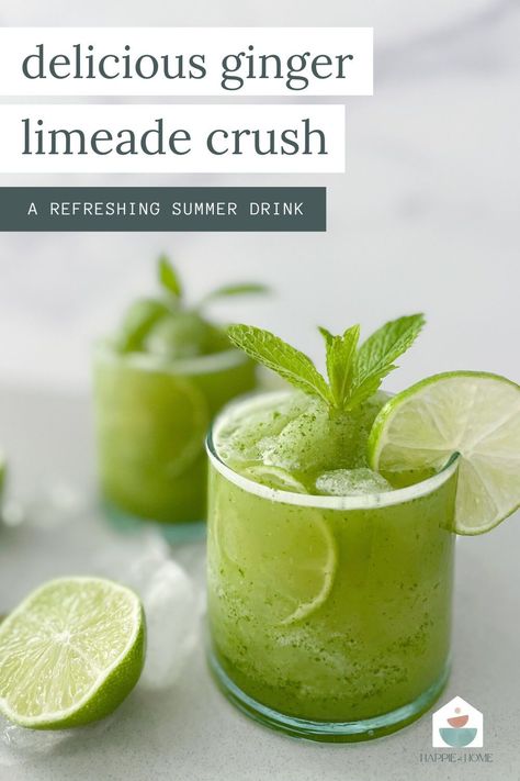 Ginger Limeade, Lime Granita, Mocktail Ideas, Granita Recipes, Drink Recipes Nonalcoholic, Thanksgiving Menu Ideas, Non Alcoholic Cocktails, Vegan Drinks, Fancy Drinks